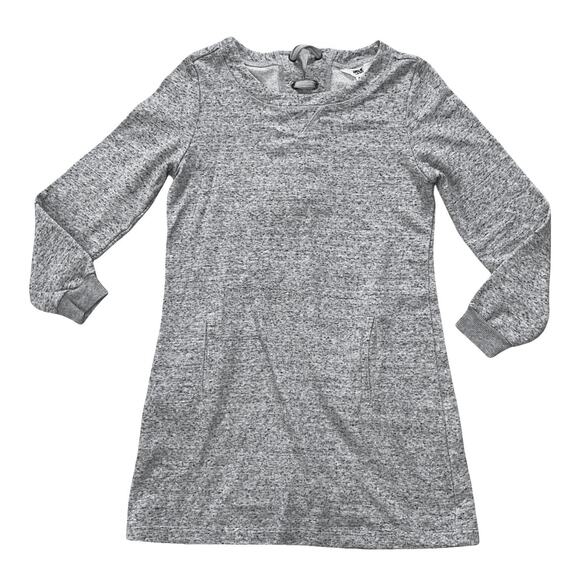 Jack by BB Dakota Day Off Knit Lace Up Back Gray Sweater Dress Size XS - Picture 2 of 9